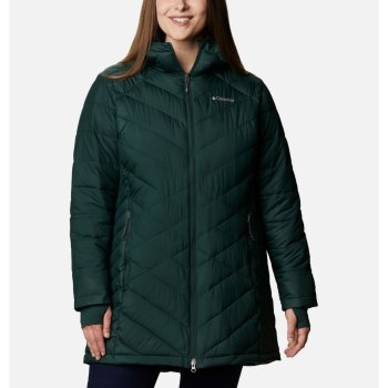 Columbia Jas Dames, Heavenly Long Hooded Plus Size Groen, 05ESQVKGO